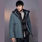 HLA 海澜之家 极光系列 周杰伦同款 HWRAJ4Q020A44 男士鹅绒羽绒服