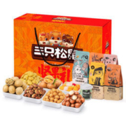 京东PLUS会员： Three Squirrels 三只松鼠 坚果大礼包 1373g 7袋装