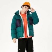 Semir 森马 19D420131314-D8854	男士 80绒立领短款羽绒服