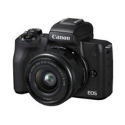 Canon 佳能 EOS M50 微单 APS-C画幅 EF-M 15-45 f/3.5-6.3 IS STM 镜头套机 黑色