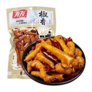 京东PLUS会员：有友 泡椒凤爪山椒鸡爪 椒香味220g*4件