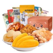 88VIP！Three Squirrels 三只松鼠 水果干零食大礼包 6袋