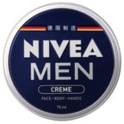 德国原装进口！NIVEA 妮维雅 蓝罐铁盒 男士润肤霜 75ml