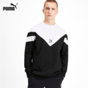 10日0点、双12预告：PUMA 彪马 新款男子撞色圆领休闲卫衣 ICONIC 595953