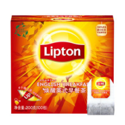 联合利华 立顿 英式早餐茶 100包