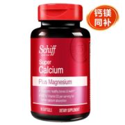 PLUS会员！Schiff 旭福 钙镁+维生素D片 90粒