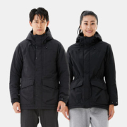地球科学家 冬季新款 温控发热 男女防水中长款棉服