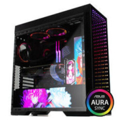 限地区： AMEMAX 游戏帝国 Abyss M908 钢化玻璃台式电脑主机箱