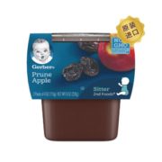 Gerber 嘉宝 婴幼儿果蔬泥 113g 2段 苹果西梅味 2罐 *2件 +凑单品