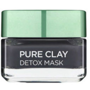 L'OREAL PARIS 巴黎欧莱雅 Pure clay黑炭排毒涂抹面膜 50ml