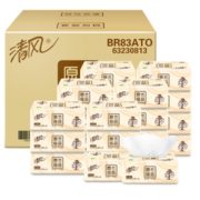 20点开始！ Breeze 清风 原木纯品 抽纸 3层*130抽*24包