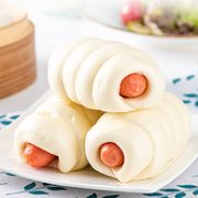 17年老牌，佳士博 热狗卷烤肠速冻面点 500gx2袋
