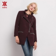 限尺码：KAMA 卡玛 7415753 女士中款毛呢外套