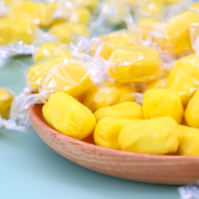 棵力果，网红榴莲糖  软糖  350g约58颗