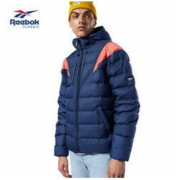 1日0点： Reebok 锐步 CLDOWNMIDJACKET 男子复古休闲羽绒夹克