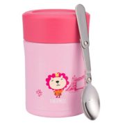限西南、西北！THERMOS 膳魔师 Lion系列 TCLA-473L PK 不锈钢高真空闷烧罐 粉色 470ml +凑单品