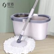 佳佰 TX110 免手洗旋转拖把桶 2个拖把头