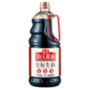 京东PLUS会员： 海天 金标生抽 酱油 1.6L *5件