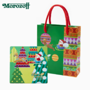 日本进口顶级曲奇 Morozoff 圣诞限量款杏仁曲奇饼干礼盒 59g