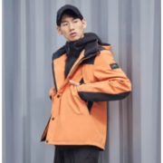 NINETYGO 90分 男款硬壳加厚连帽夹克