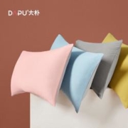 DAPU 大朴 天然新疆棉针织枕套 一对装