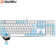 达尔优（dareu）机械师合金版 机械键盘  108键单光  青轴