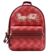 18日0点、某东PLUS会员！ COACH 蔻驰 F82358 IMPHO 女士中号亮红色PVC配皮双肩包