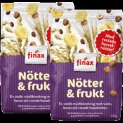 瑞典进口 Finax 坚果水果麦片 650g*2包