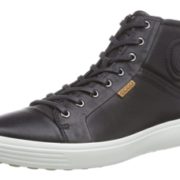 国内售价¥1500+！ECCO 爱步  Soft7 柔酷7号 男士真皮系带高帮板鞋  430184  到手约586.76元