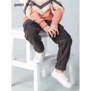 petit main 日系摇粒绒长裤