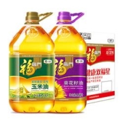 双12预告、10日0点：福临门 玉米油3.68L+葵花籽油3.68L *2件