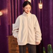 Tonlion 唐狮 62542FC0052423415 女士摇粒绒外套