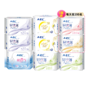 abc 卫生巾超薄日用夜用组合装 60片