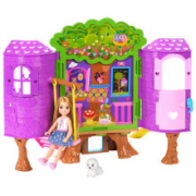 PLUS会员：Barbie 芭比 小小梦想家系列 FPF83 小凯莉树屋礼盒套装