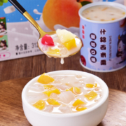 桃顺意 酸奶西米露黄桃罐头312g*6罐礼盒混合装