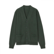 MUJI 无印良品 M9AA023 男式美利奴羊毛开衫