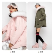 卡玛 冬季时尚连帽短款 棉服