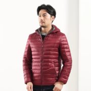 限尺码：千仞岗 Y219510Y 男士连帽羽绒服短款