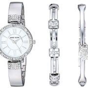 ANNE KLEIN 安妮·克莱因 施华洛世奇水晶 手镯+手链+手表 套装 到手约355元