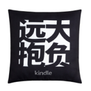 kindle 定制抱枕 读书的人有梦可做
