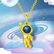 CHOW TAI FOOK 周大福 Y时代 白日梦想家系列 摘星者 EOR46 足金吊坠