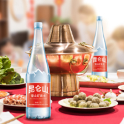 昆仑山 高端雪山矿泉水 1.23Lx12瓶+紫燕双椒鸭脖428g