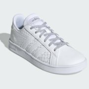 成人可穿！Adidas阿迪达斯 GRAND COURT大童款板鞋