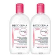BIODERMA 贝德玛 舒妍多效洁肤液 粉水 500ml*2瓶装