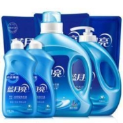 16点：蓝月亮 洗衣液 家庭套装 2KG*1瓶+1KG*3补充装+500G*2瓶+1KG*1瓶