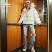 1日0点： LI-NING 李宁 AYMQ580 女士短款羽绒服