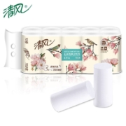 清风 原木卷纸 3层76克*10卷