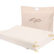 90%乳胶含量！MERCURY 水星家纺 90%乳胶波形透气低枕 60*40*4cm 一只装