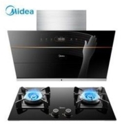 京东PLUS会员： Midea 美的 CXW-120-J62+Q70-T 烟灶套装