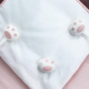 安心睡不跑被！柏康 被子固定器 猫爪+粉针 8件套